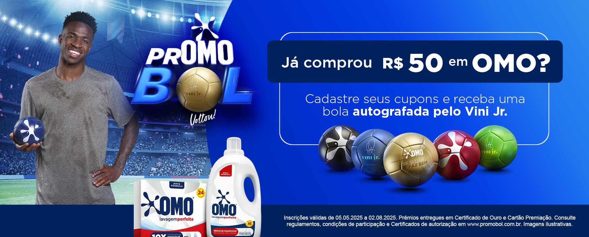 Promoção Omo Promobol 2025