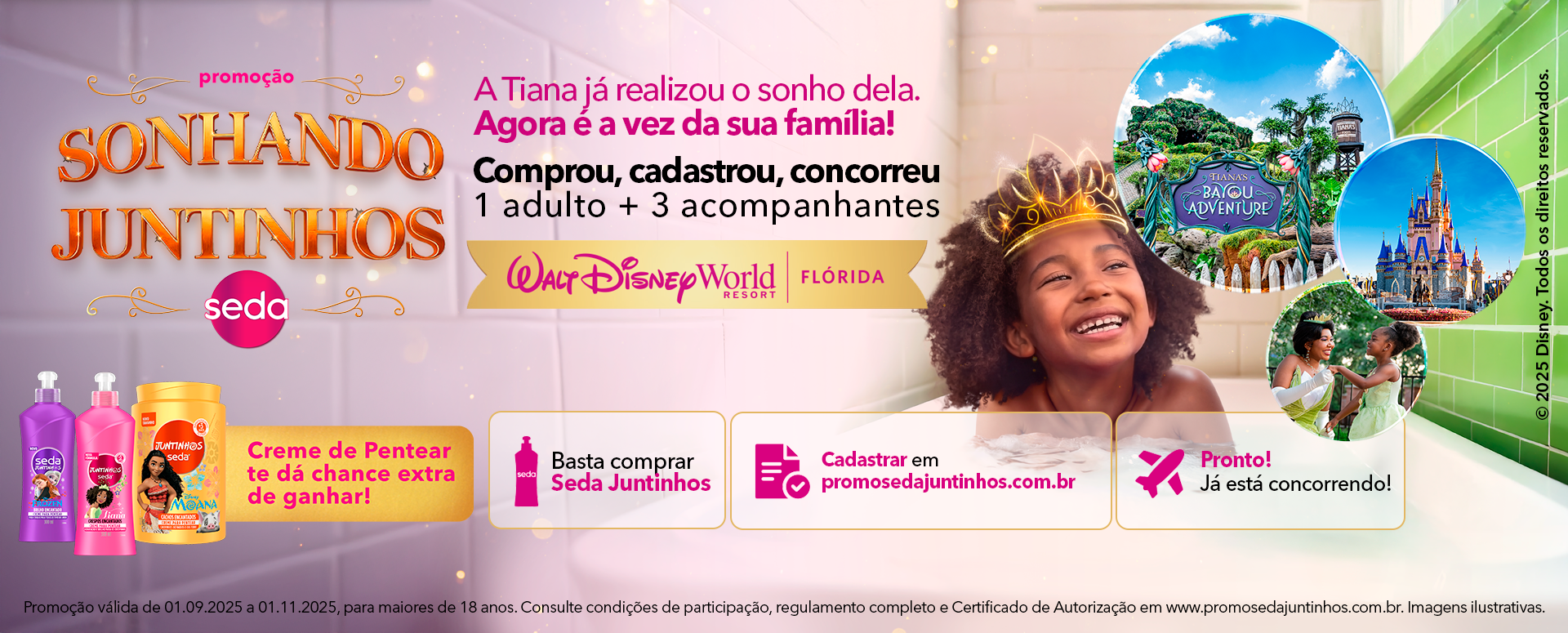 Promoção Sonhando Juntinhos Seda 2025