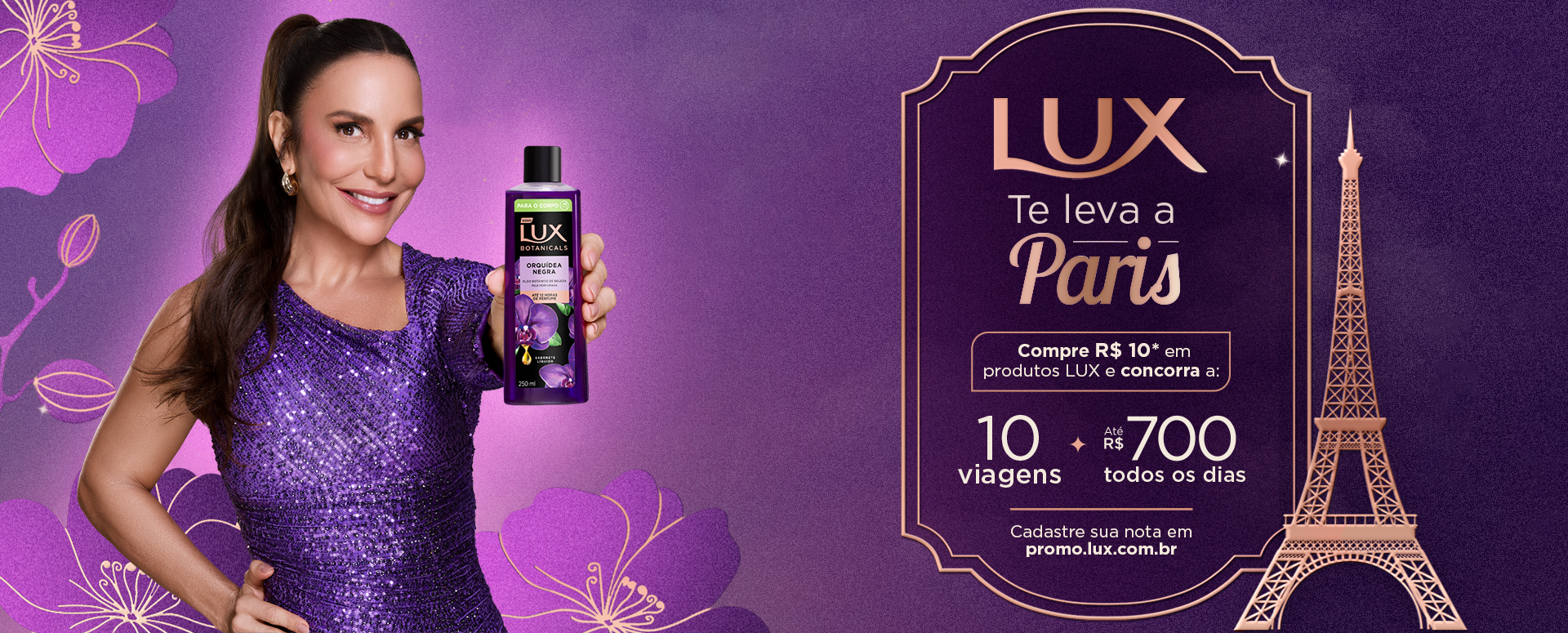 Promoção Lux Te Leva a Paris 2025