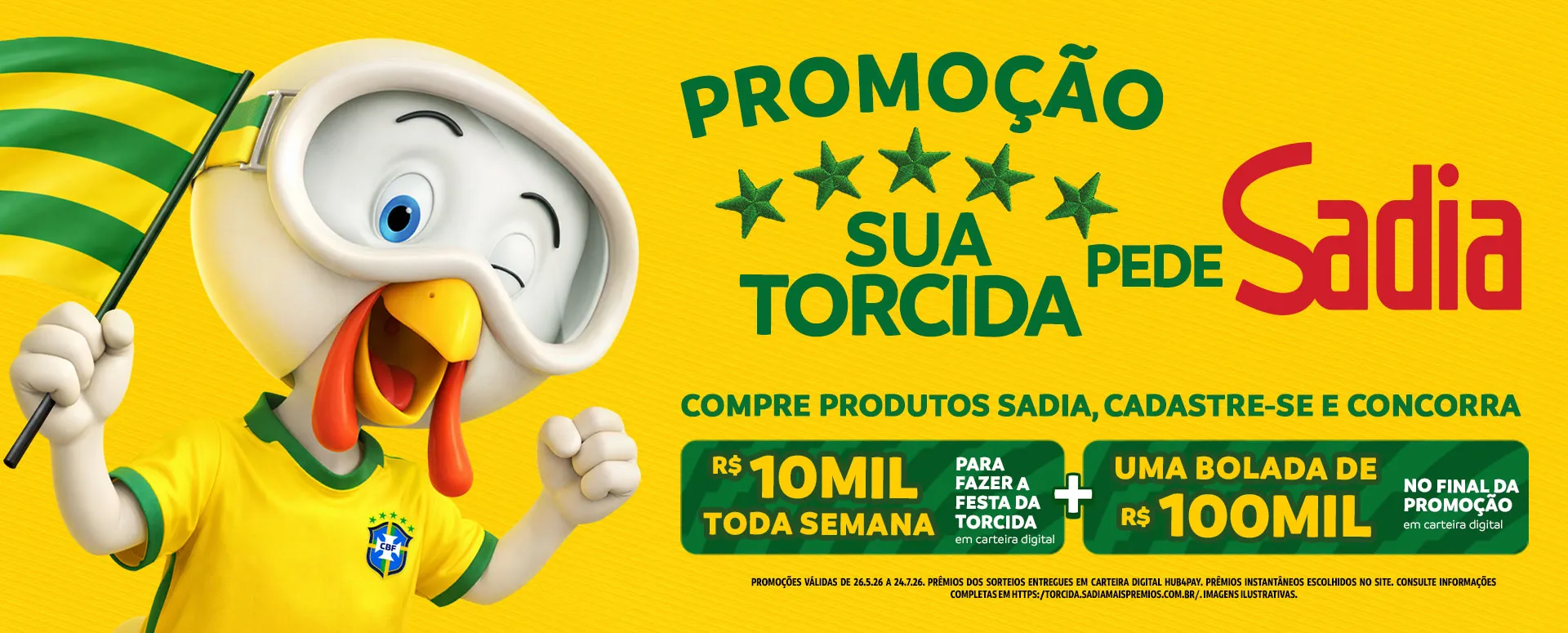 Promoção Sua Torcida Pede Sadia 2026