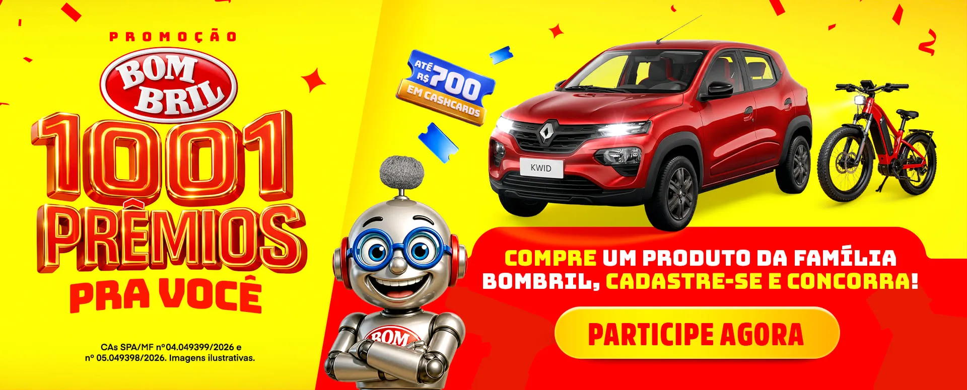 Promoção Bombril 1001 Prêmios pra Você 2026
