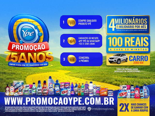 Promoção Ypê 75 Anos 2025