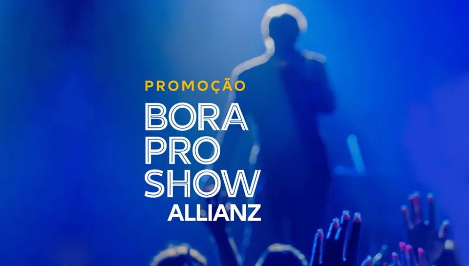 Promoção Allianz 2024 Bora pro Show Roberto Carlos