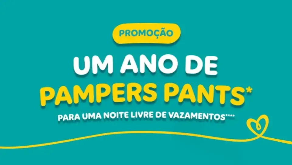 Promoção Um Ano de Pampers Pants 2024