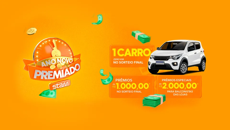 Promoção Stam 2024 Ano Novo Premiado