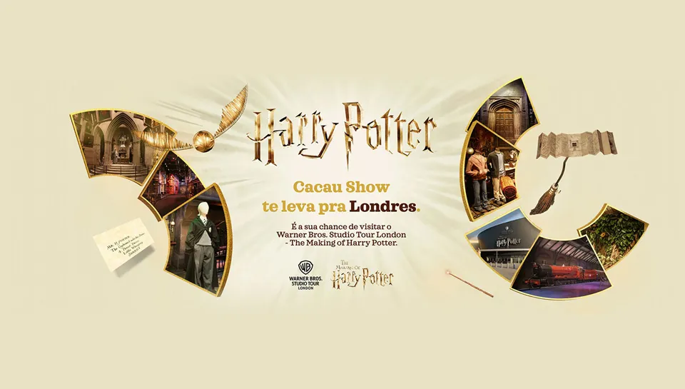 Promoção Cacau Show Harry Potter 2024 Te Leva Para Londres