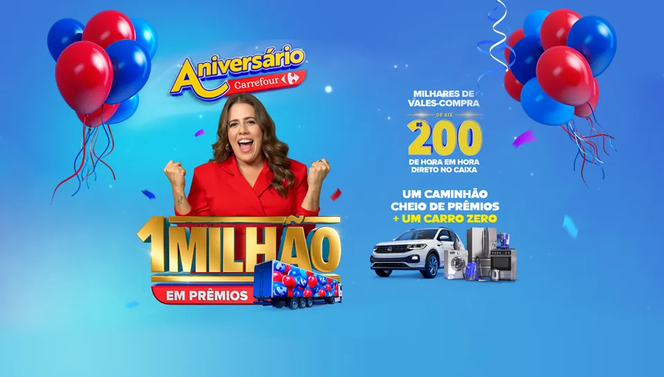 Promoção Carrefour Aniversário 2024 