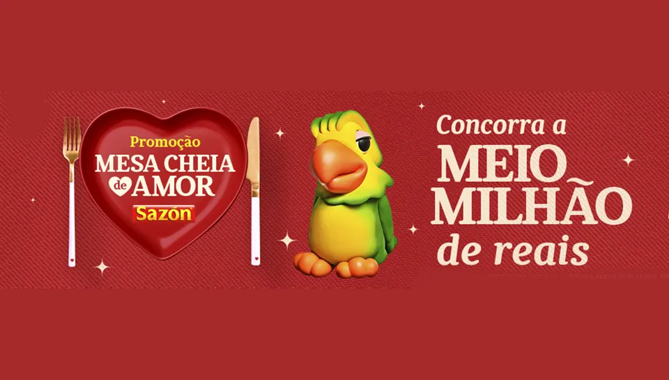 Promoção Sazón 2024 Mesa Cheia de Amor