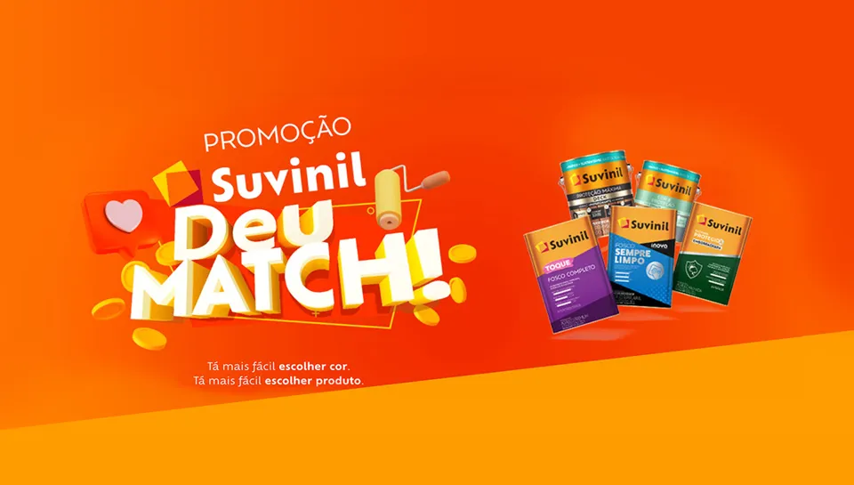 Promoção Suvinil 2024 Deu Match