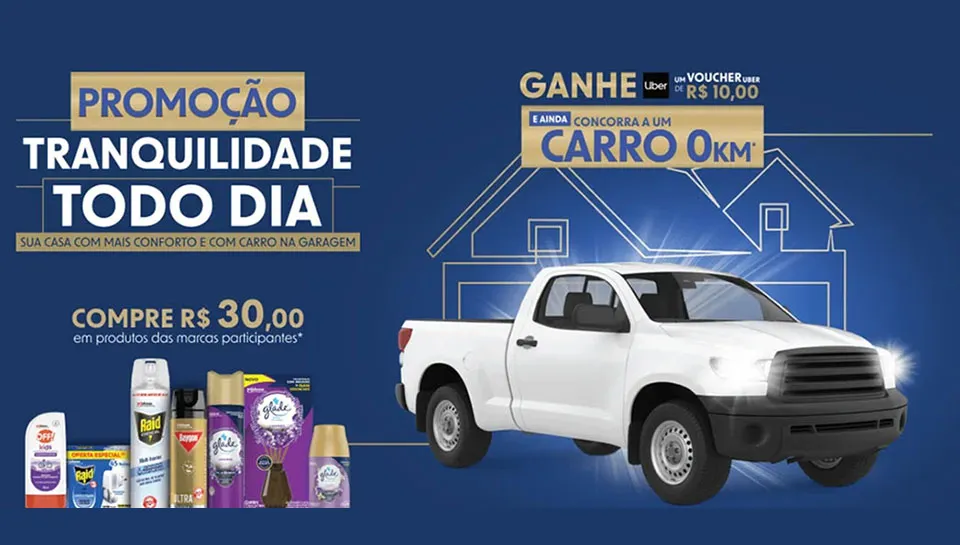 Promoção SC Johnson 2024 Tranquilidade Todo Dia