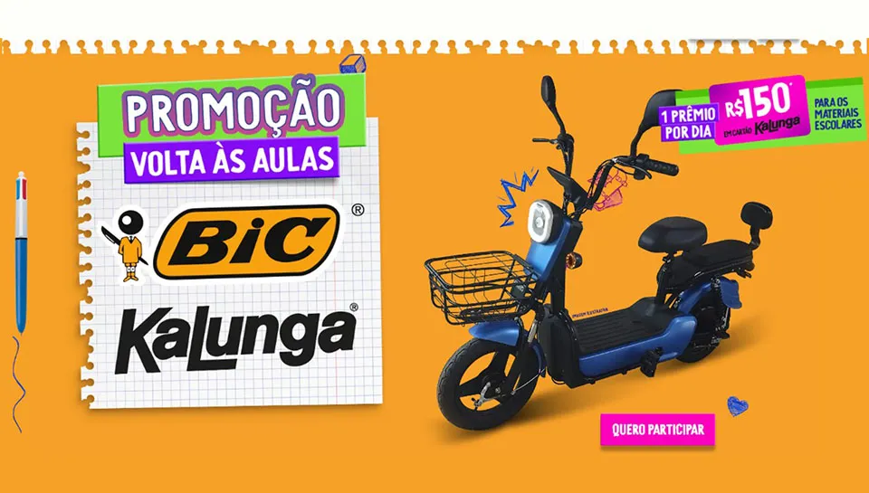 Promoção BIC & Kalunga Volta às Aulas 2024