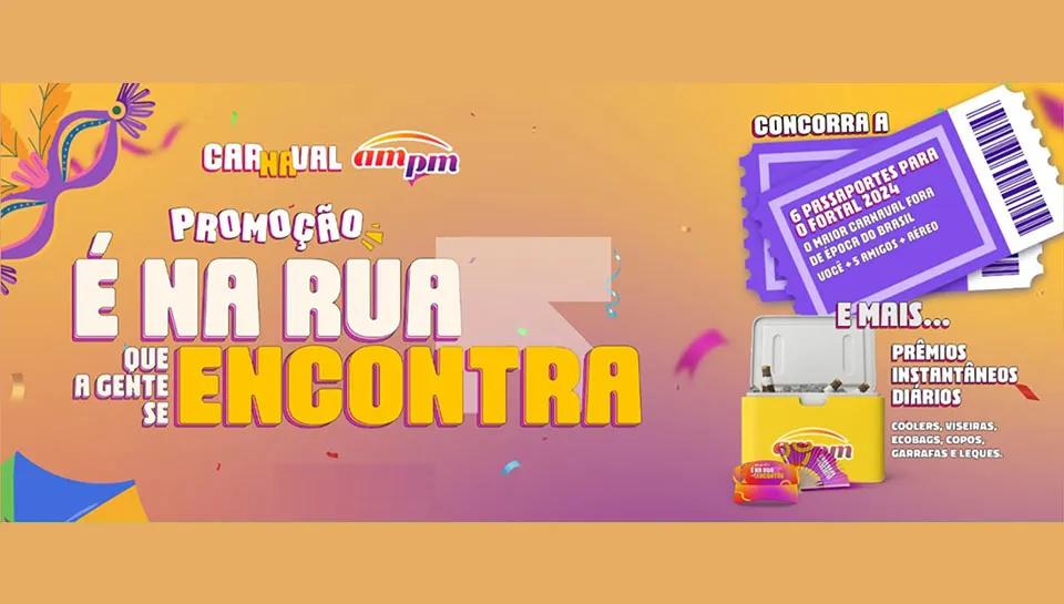 Promoção Ipiranga AMPM 2024 Carnaval