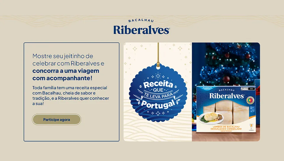 Promoção Ribeiralves Receita que te Leva pra Portugal 2024