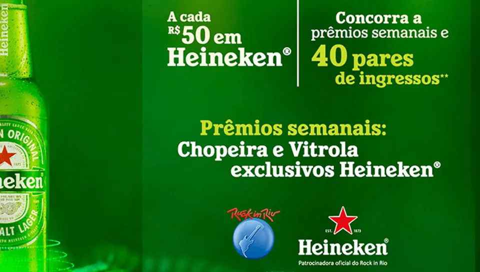 Promoção Heineken Te Leva ao Rock In Rio 2024