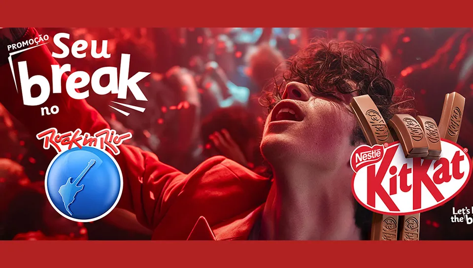 Promoção KitKat Seu Break no Rock In Rio 2024