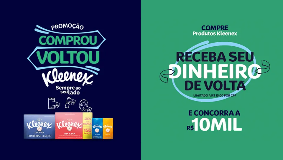 Promoção Kleenex Comprou, Voltou 2024