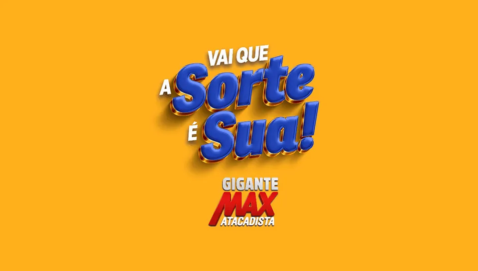 Promoção Max Atacadista Vai que a Sorte é Sua 2024