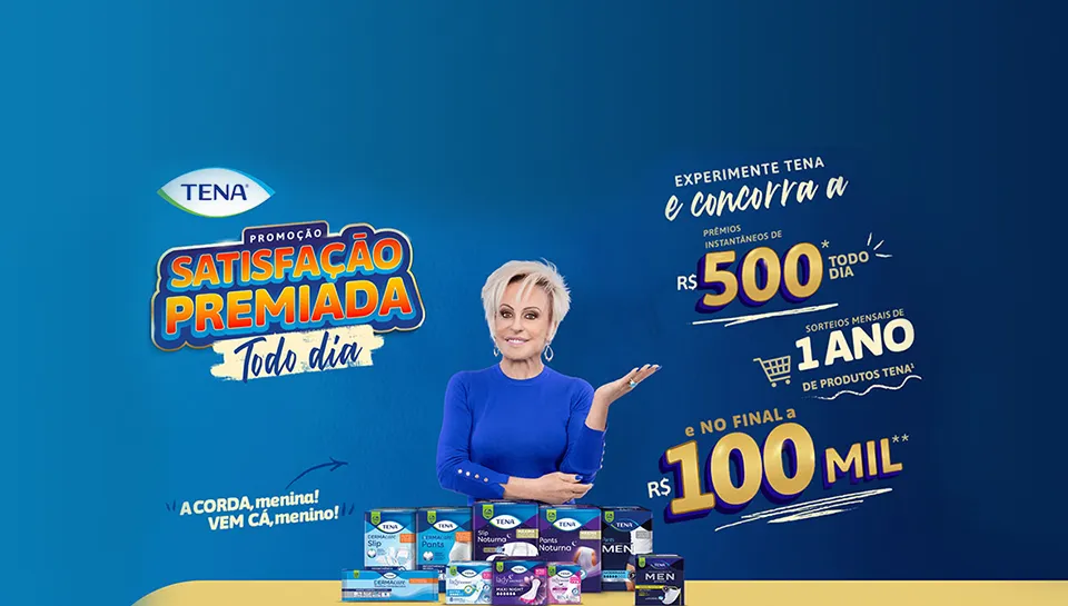 Promoção Tena 2024 Satisfação Premiada Todo Dia