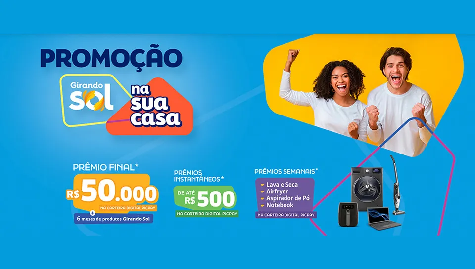 Promoção Girando Sol Na Sua Casa 2024