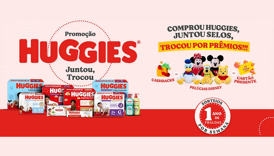 Promoção Huggies 2024 Juntou, Trocou