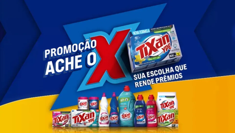 Promoção Ypê Tixan 2024 Ache o X