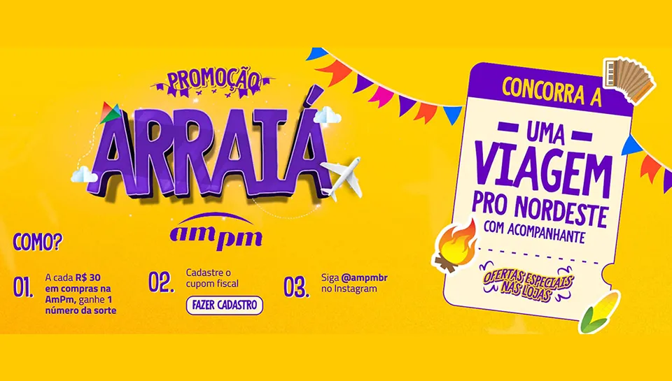 Promoção Ipiranga AMPM 2024 Arraiá