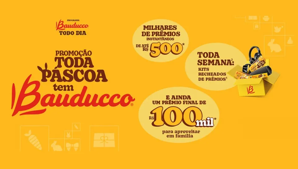 Promoção Bauducco 2024 Toda Páscoa tem Bauducco