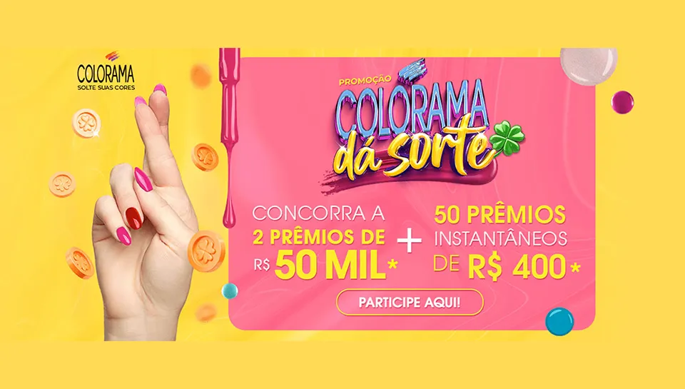 Promoção Colorama da Sorte 2024