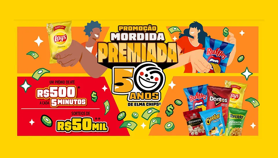 Promoção Elma Chips 2024 Mordida Premiada