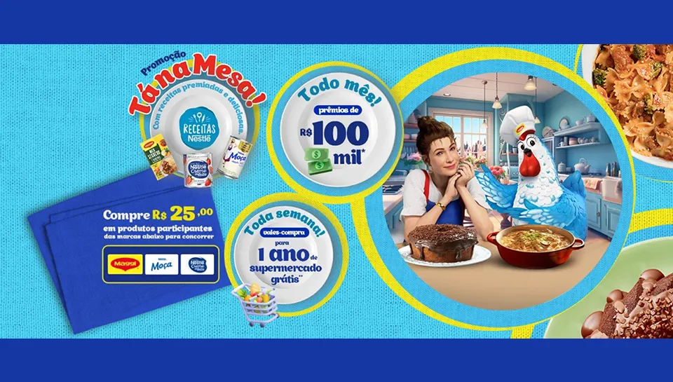 Promoção Nestlé 2024 Tá na Mesa