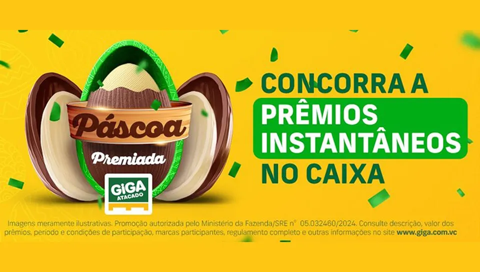 Promoção Giga Atacado 2024 Páscoa Premiada