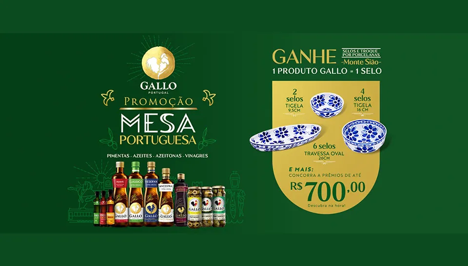 Promoção Gallo Mesa Portuguesa 2024