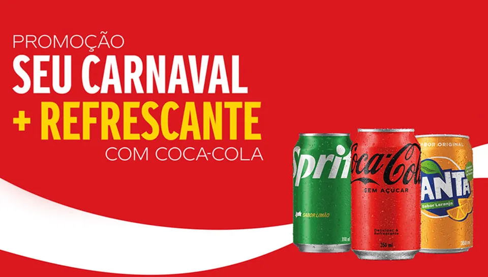 Promoção Coca-Cola Carnaval Refrescante 2024