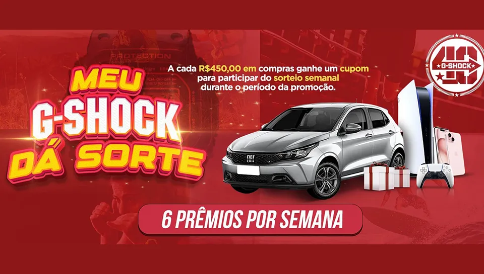 Promoção Casio Meu G-Shock dá Sorte 2024