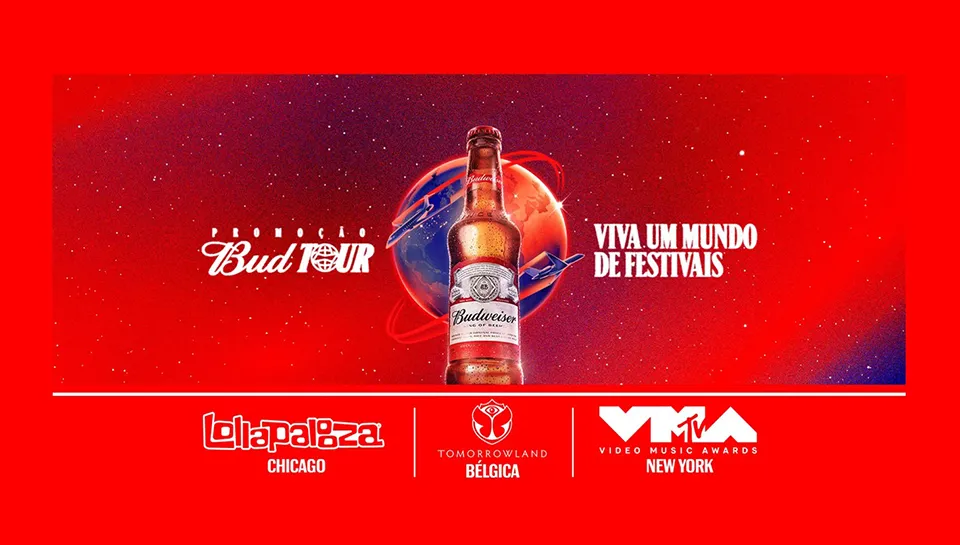 Promoção Budweiser 2024 Bud Tour