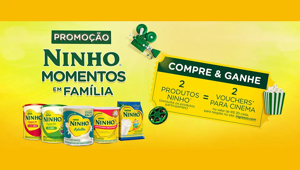 Promoção Nestlé Ninho Momentos em Família 2024