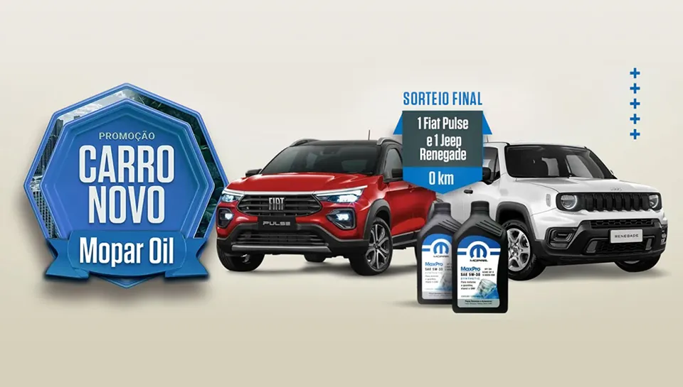 Promoção Mopar Oil 2024 Carro Novo