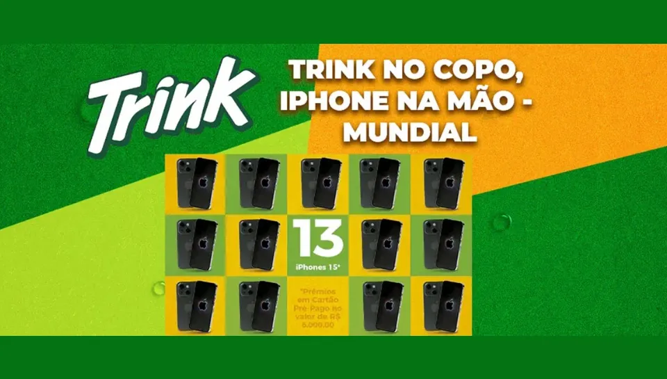 Promoção Trink no Copo, Iphone na Mão 2024