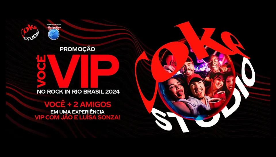 Promoção Coca-Cola 2024 Você VIP no Rock In Rio