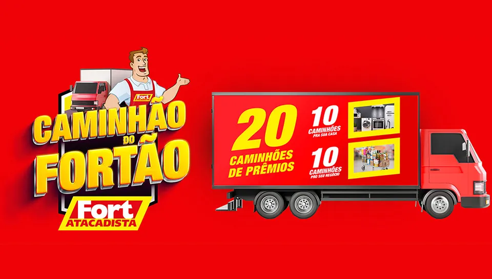 Promoção Fort Atacadista 2024 Caminhão do Fortão