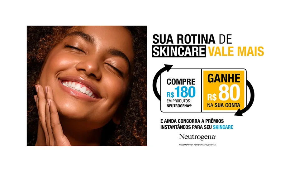 Promoção Neutrogena 2024 Sua Rotina de Skincare Vale Mais