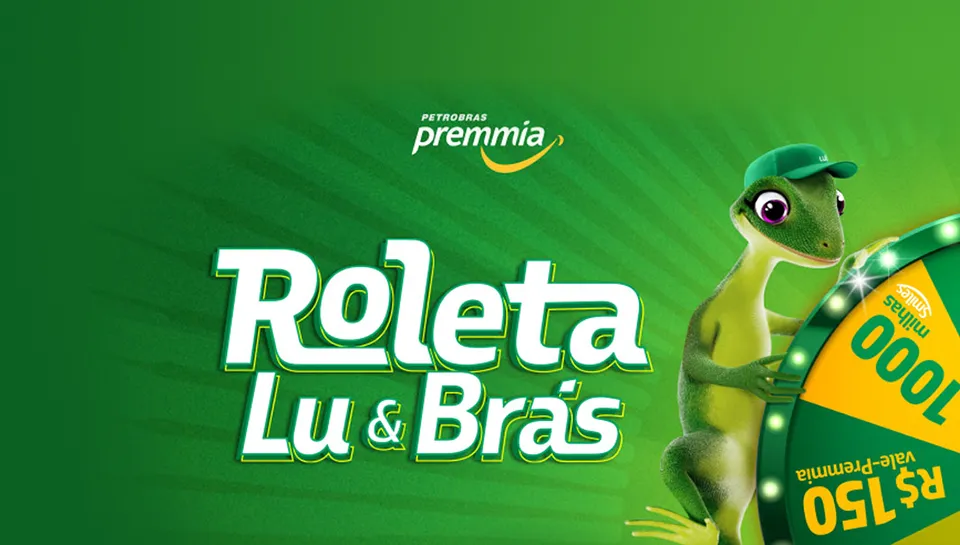 Promoção Petrobrás Premmia 2024 Roleta Lu & Brás