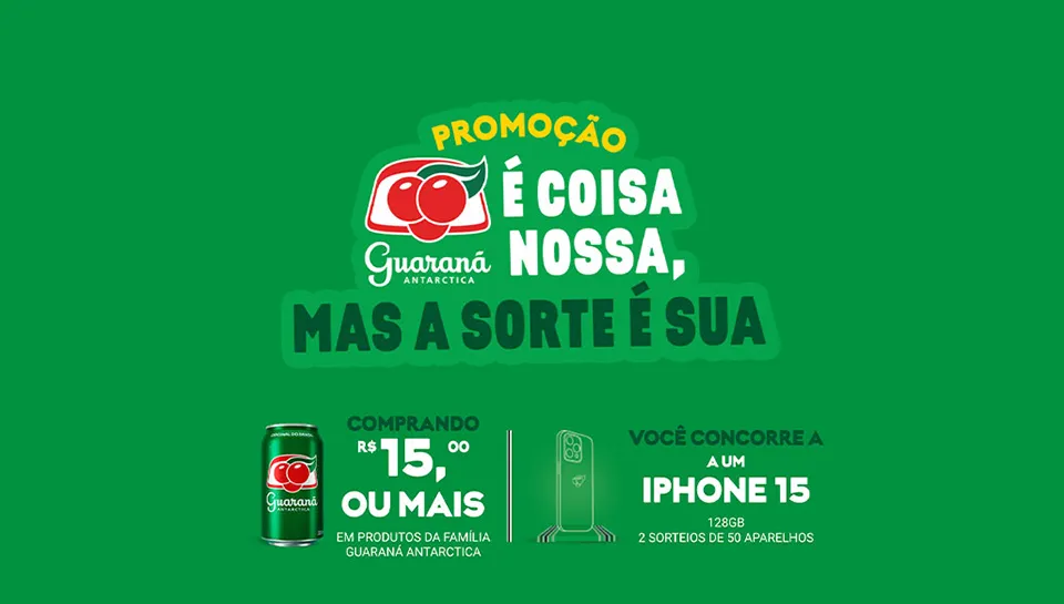 Promoção Guaraná Antarctica É Coisa Nossa, mas a Sorte é Sua 2024