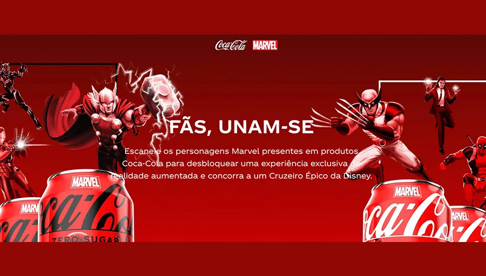 Promoção Coca-Cola 2024 Junte seus Heróis Marvel