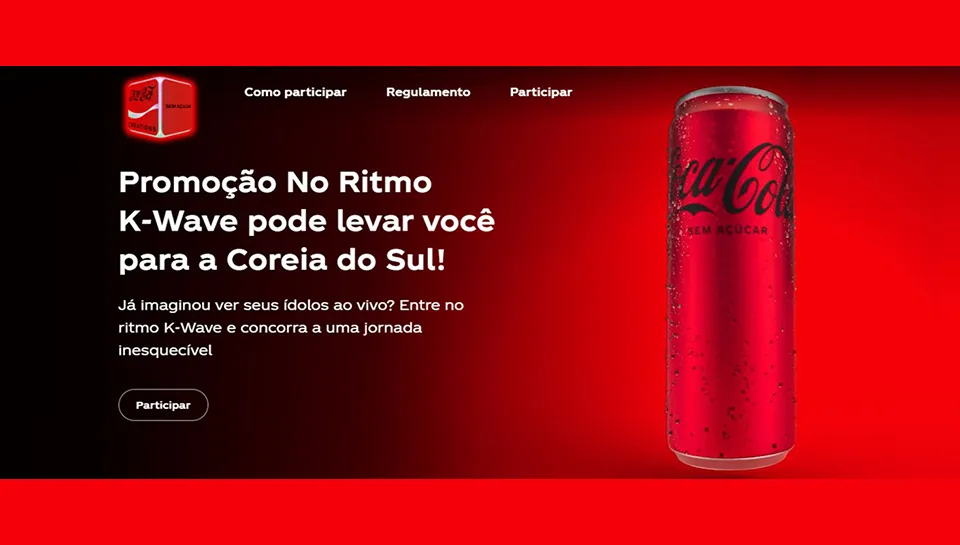 Promoção Coca-Cola No Ritmo K-Wave 2024