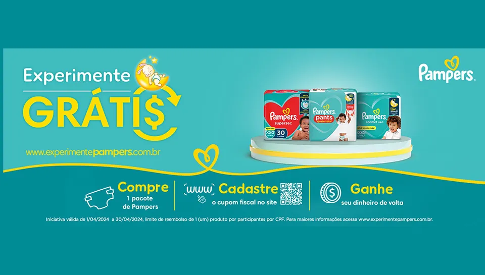 Promoção Pampers 2024 Experimente Grátis