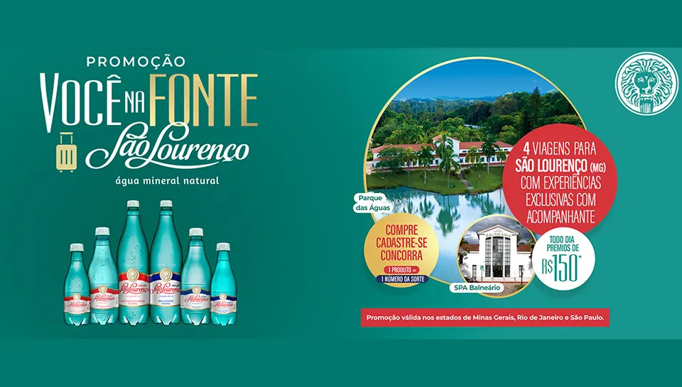 Promoção Você na Fonte São Lourenço 2024