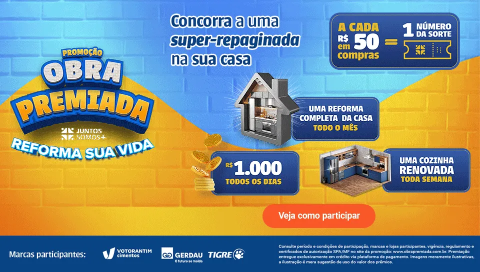 Promoção Juntos Somos Mais Obra Premiada 2025