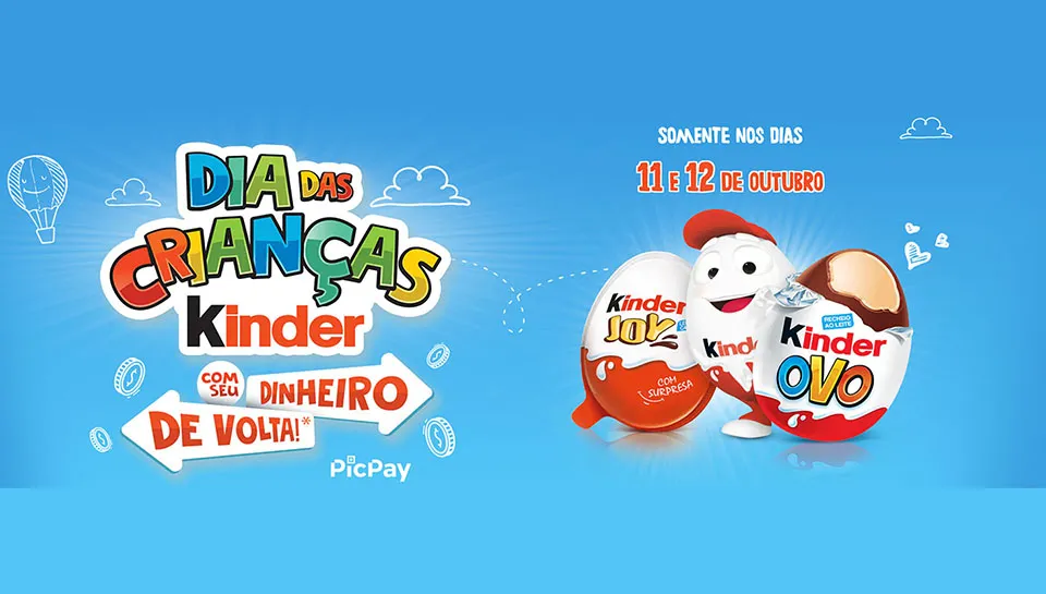 Promoção Kinder Ovo Dia das Crianças 2023