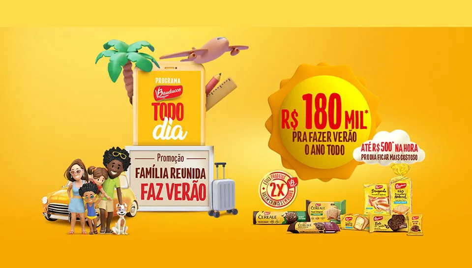 Promoção Bauducco Todo Dia 2023 Família Reunida Faz Verão